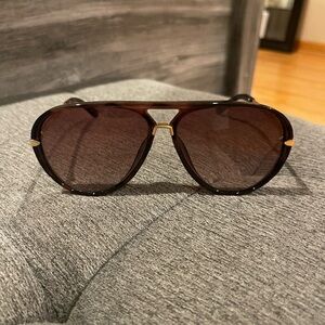 Frye and Co Brown Aviator Sunglasses